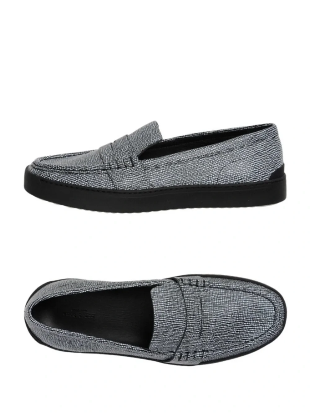 Rag & bone pattern black white loafers 9.5 Colby